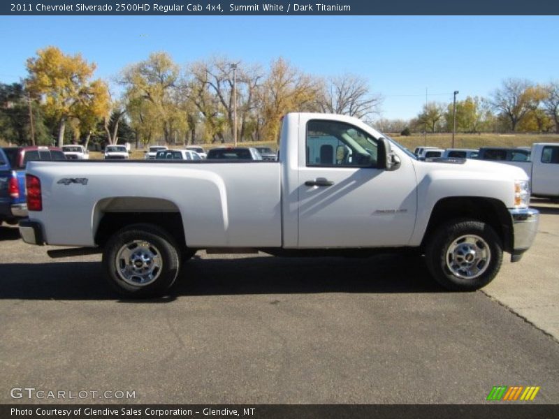 Summit White / Dark Titanium 2011 Chevrolet Silverado 2500HD Regular Cab 4x4