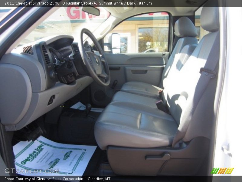 Summit White / Dark Titanium 2011 Chevrolet Silverado 2500HD Regular Cab 4x4