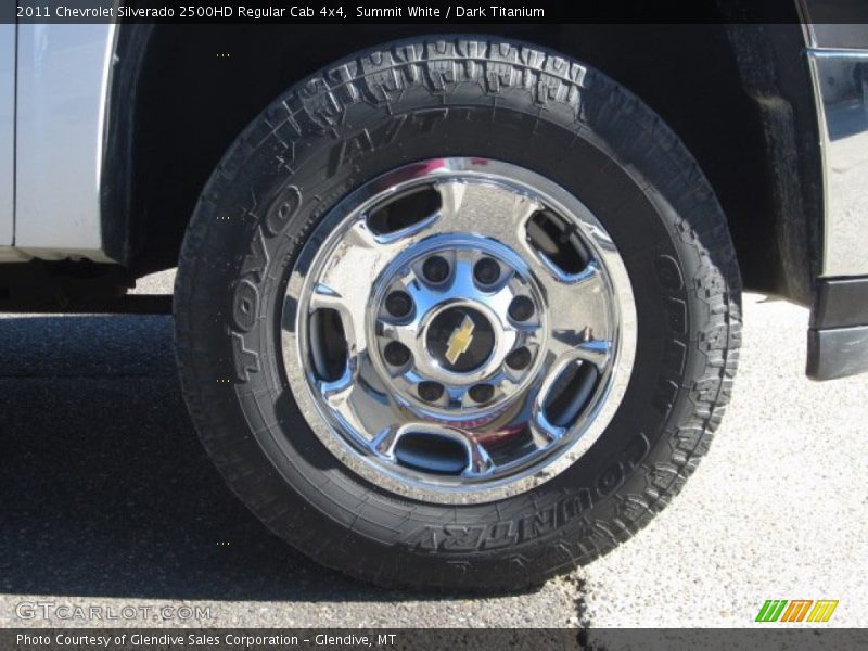 Summit White / Dark Titanium 2011 Chevrolet Silverado 2500HD Regular Cab 4x4