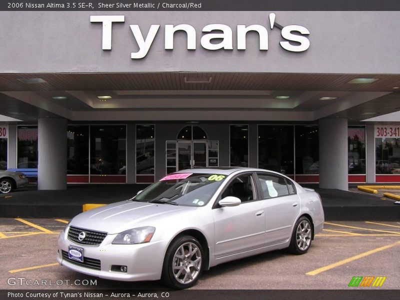 Sheer Silver Metallic / Charcoal/Red 2006 Nissan Altima 3.5 SE-R