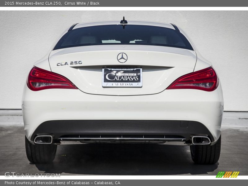 Cirrus White / Black 2015 Mercedes-Benz CLA 250