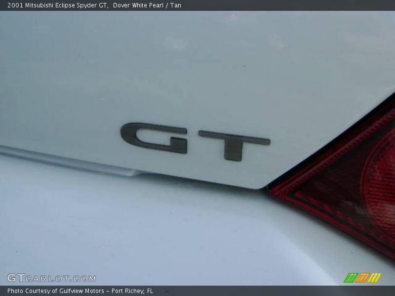 Dover White Pearl / Tan 2001 Mitsubishi Eclipse Spyder GT
