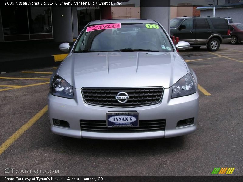 Sheer Silver Metallic / Charcoal/Red 2006 Nissan Altima 3.5 SE-R