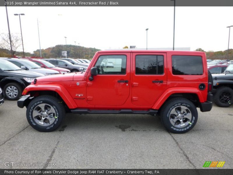  2016 Wrangler Unlimited Sahara 4x4 Firecracker Red
