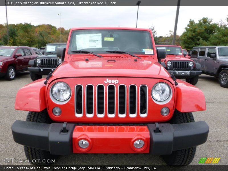  2016 Wrangler Unlimited Sahara 4x4 Firecracker Red