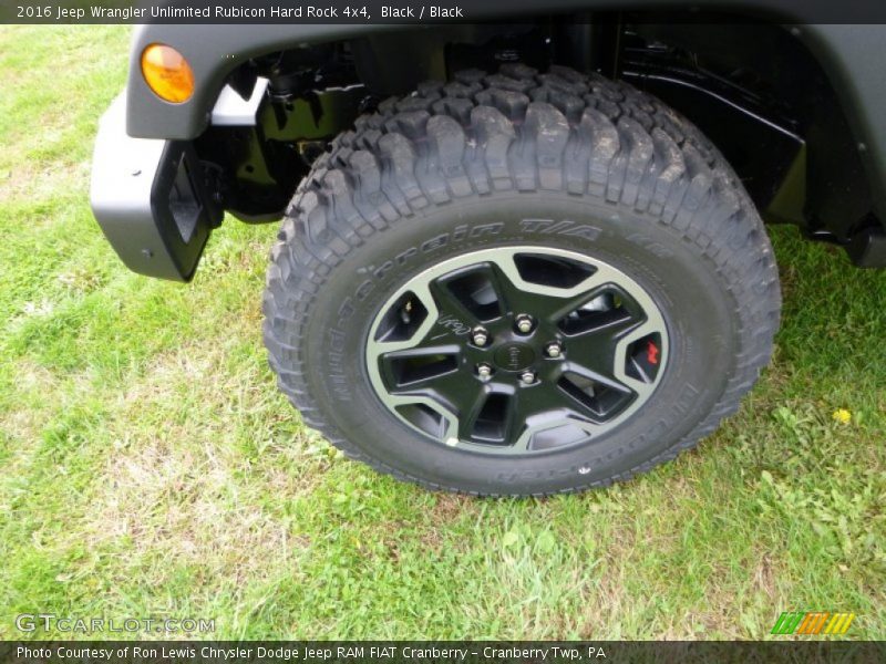 Black / Black 2016 Jeep Wrangler Unlimited Rubicon Hard Rock 4x4