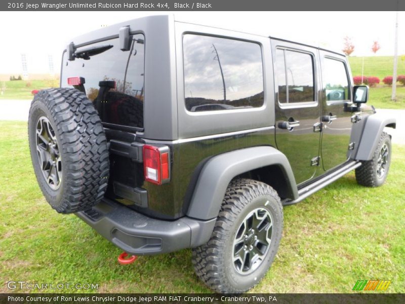 Black / Black 2016 Jeep Wrangler Unlimited Rubicon Hard Rock 4x4