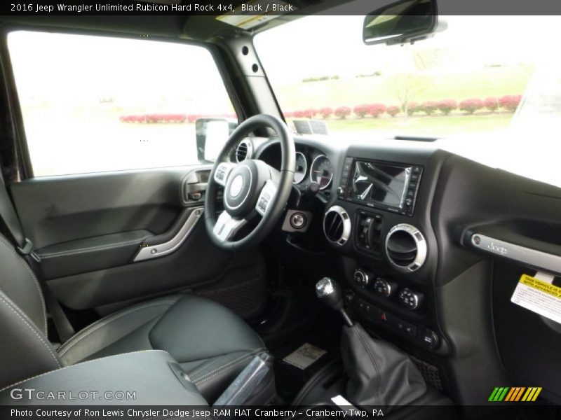 Black / Black 2016 Jeep Wrangler Unlimited Rubicon Hard Rock 4x4