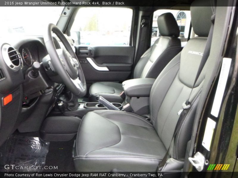  2016 Wrangler Unlimited Rubicon Hard Rock 4x4 Black Interior
