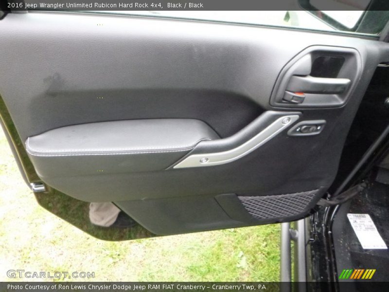 Door Panel of 2016 Wrangler Unlimited Rubicon Hard Rock 4x4