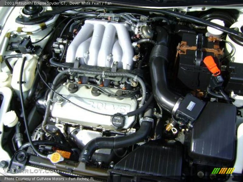 Dover White Pearl / Tan 2001 Mitsubishi Eclipse Spyder GT