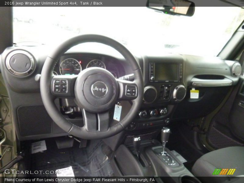 Tank / Black 2016 Jeep Wrangler Unlimited Sport 4x4