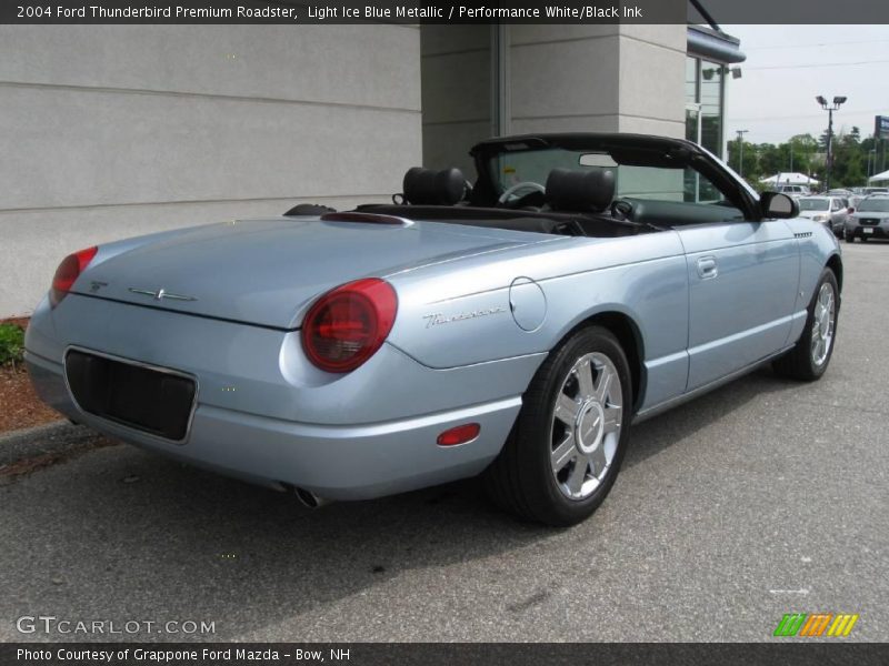 Light Ice Blue Metallic / Performance White/Black Ink 2004 Ford Thunderbird Premium Roadster