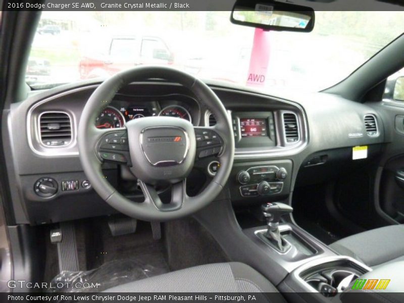 Black Interior - 2016 Charger SE AWD 