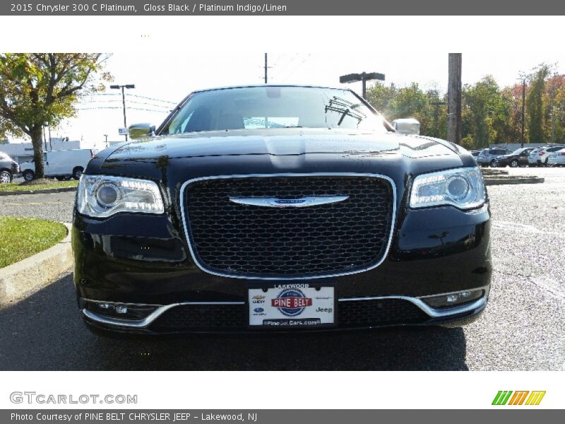 Gloss Black / Platinum Indigo/Linen 2015 Chrysler 300 C Platinum