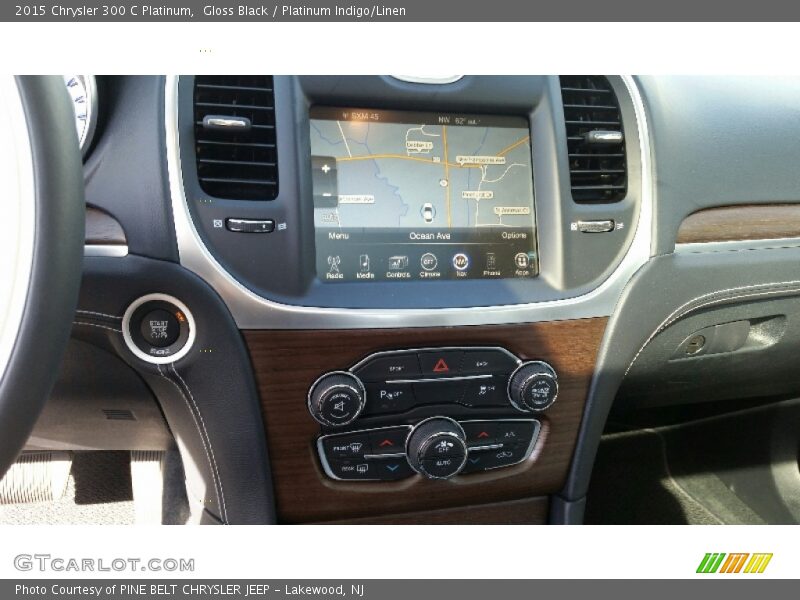 Gloss Black / Platinum Indigo/Linen 2015 Chrysler 300 C Platinum