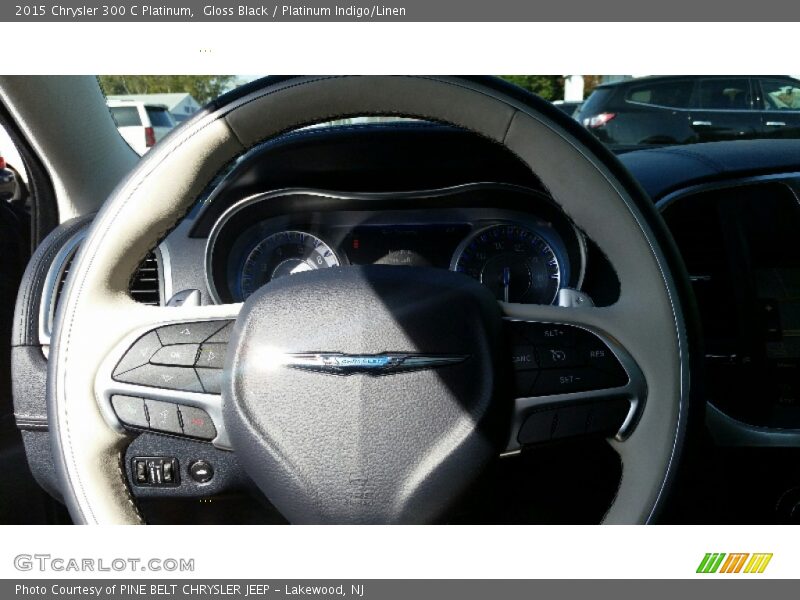 Gloss Black / Platinum Indigo/Linen 2015 Chrysler 300 C Platinum