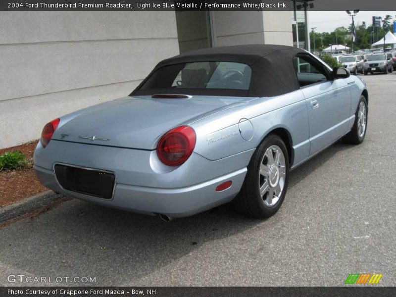 Light Ice Blue Metallic / Performance White/Black Ink 2004 Ford Thunderbird Premium Roadster