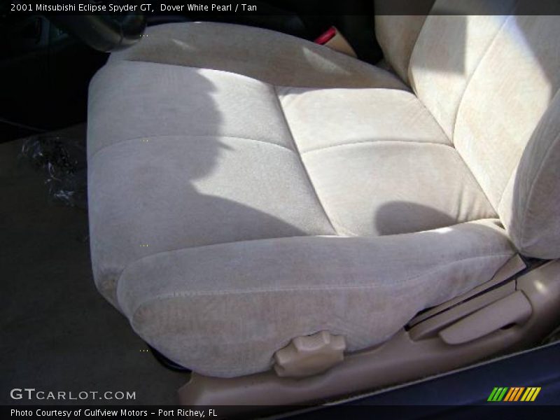 Dover White Pearl / Tan 2001 Mitsubishi Eclipse Spyder GT