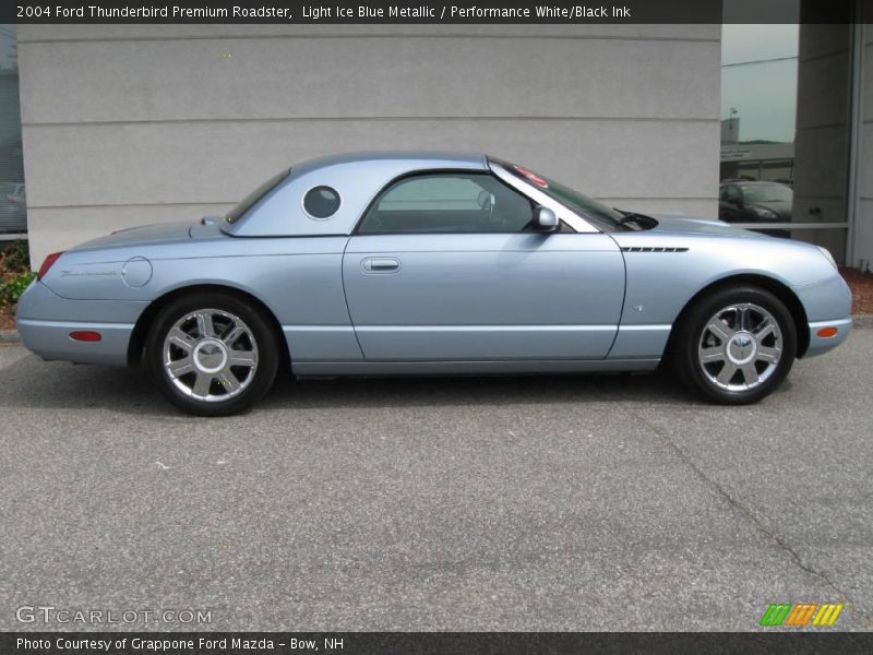 Light Ice Blue Metallic / Performance White/Black Ink 2004 Ford Thunderbird Premium Roadster