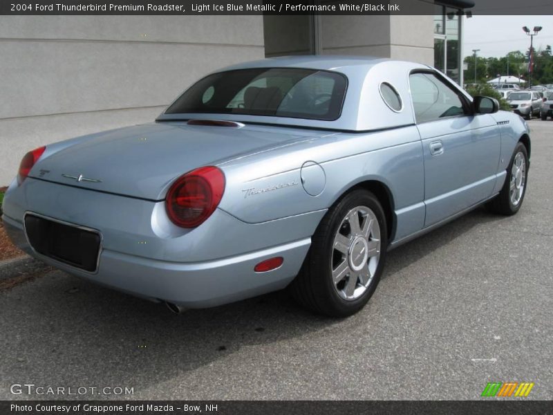 Light Ice Blue Metallic / Performance White/Black Ink 2004 Ford Thunderbird Premium Roadster