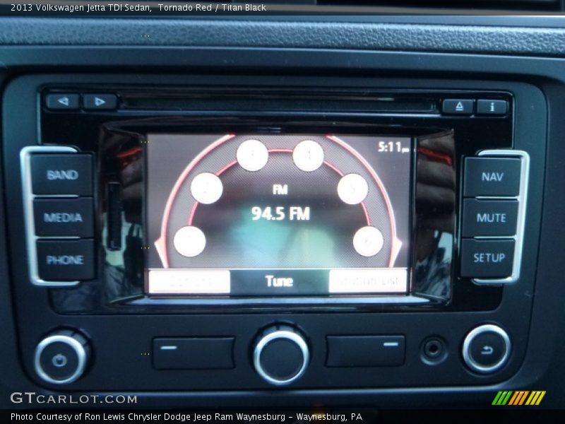 Tornado Red / Titan Black 2013 Volkswagen Jetta TDI Sedan