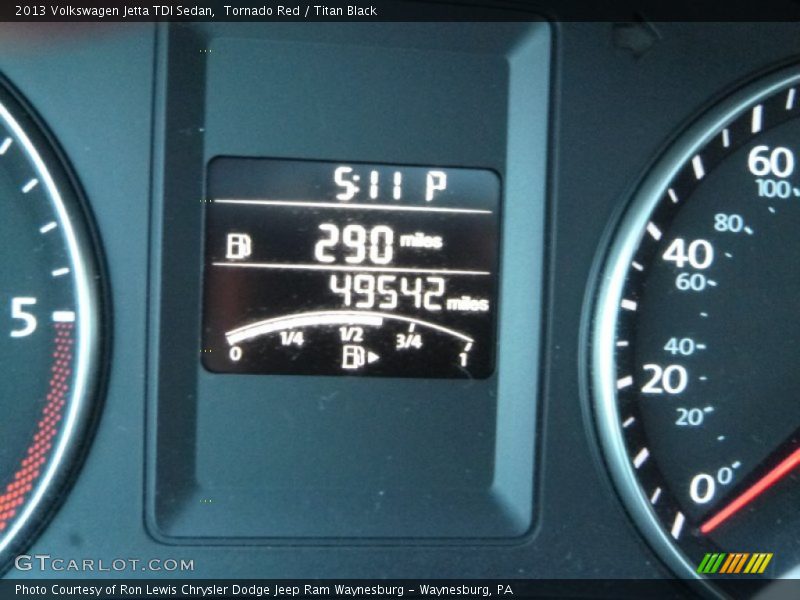 Tornado Red / Titan Black 2013 Volkswagen Jetta TDI Sedan
