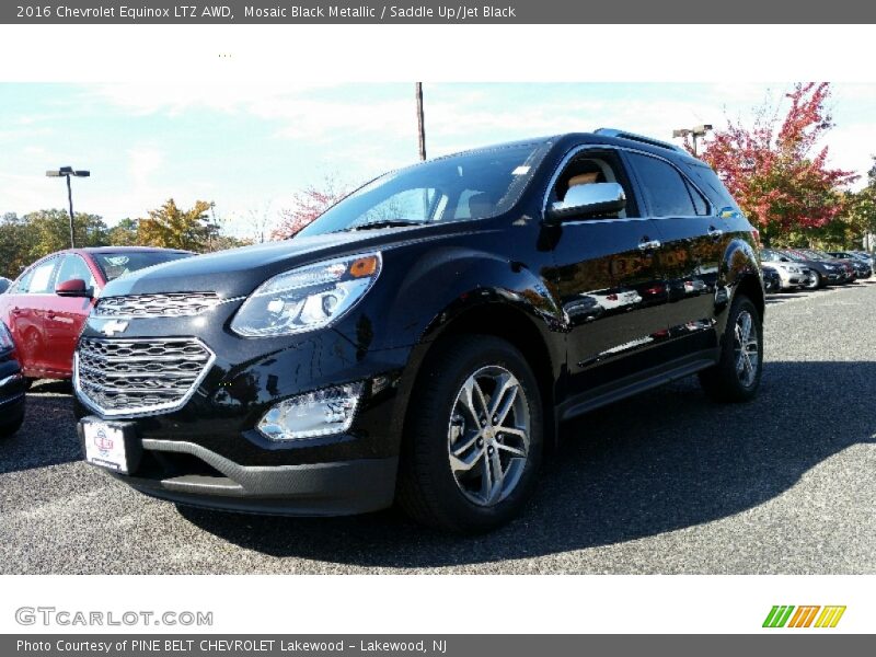 Mosaic Black Metallic / Saddle Up/Jet Black 2016 Chevrolet Equinox LTZ AWD