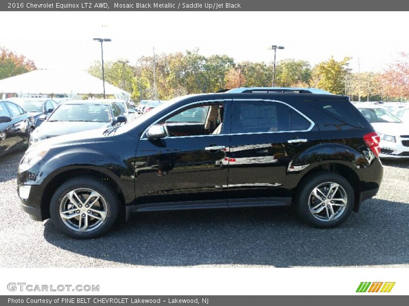 Mosaic Black Metallic / Saddle Up/Jet Black 2016 Chevrolet Equinox LTZ AWD