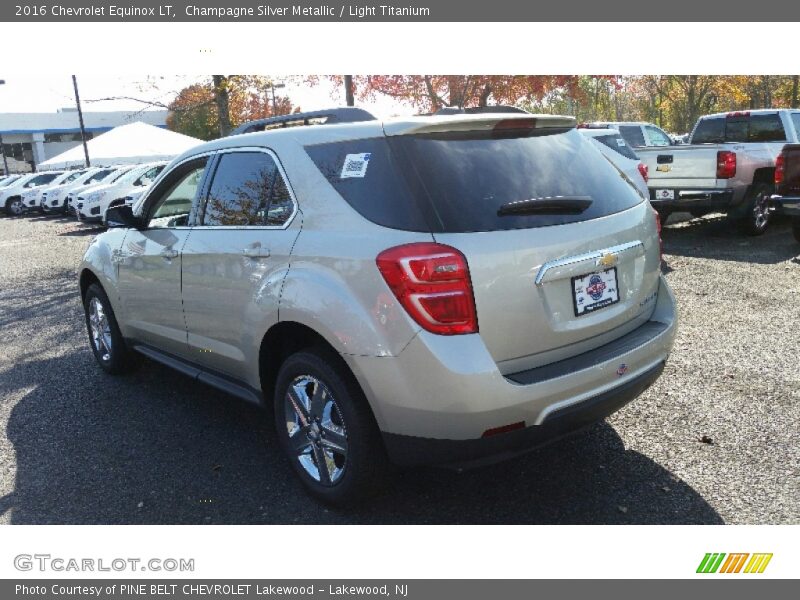 Champagne Silver Metallic / Light Titanium 2016 Chevrolet Equinox LT