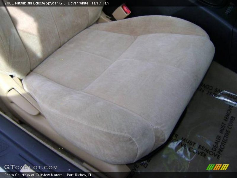 Dover White Pearl / Tan 2001 Mitsubishi Eclipse Spyder GT