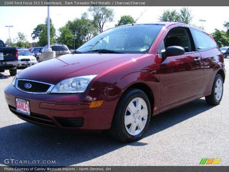 Dark Toreador Red Metallic / Charcoal/Charcoal 2006 Ford Focus ZX3 S Hatchback