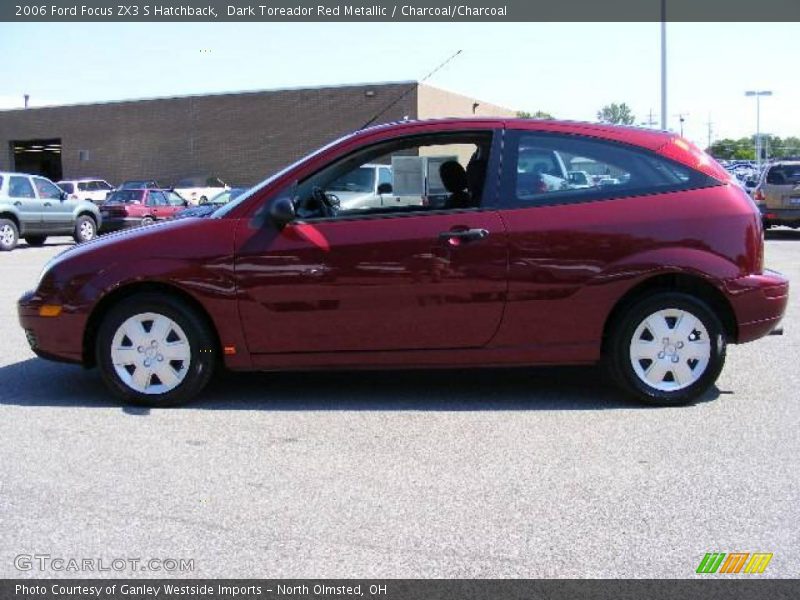 Dark Toreador Red Metallic / Charcoal/Charcoal 2006 Ford Focus ZX3 S Hatchback