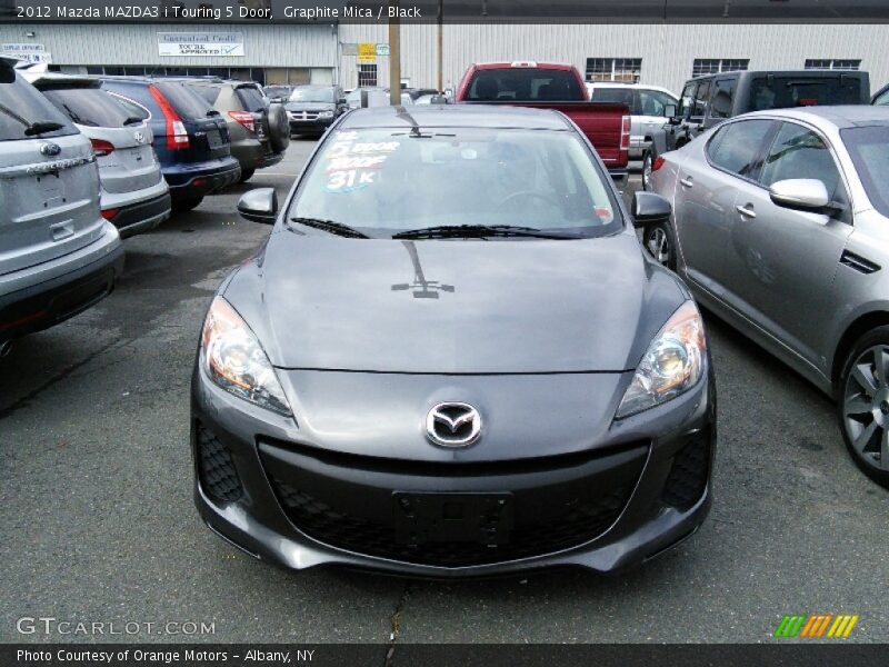 Graphite Mica / Black 2012 Mazda MAZDA3 i Touring 5 Door