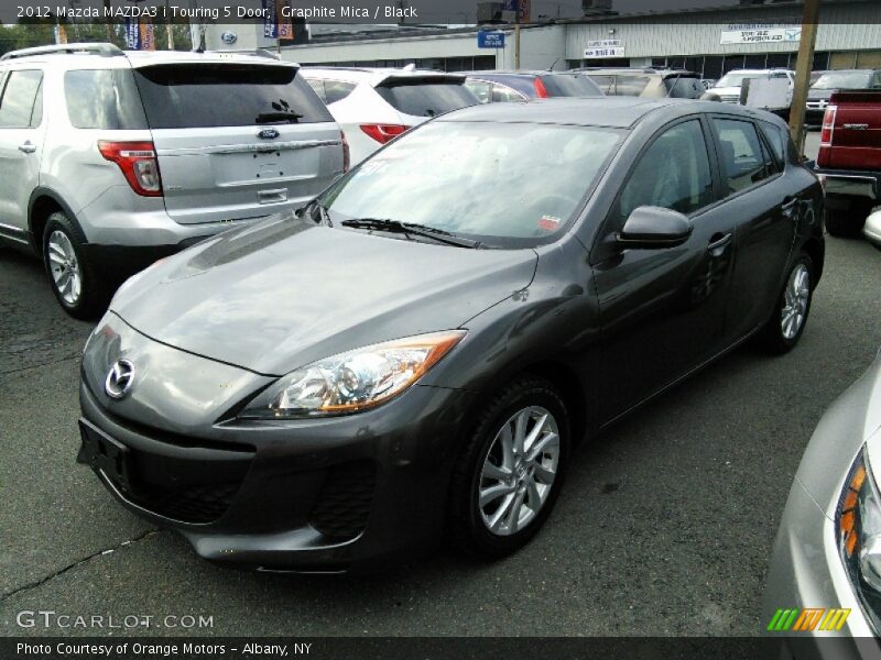 Graphite Mica / Black 2012 Mazda MAZDA3 i Touring 5 Door