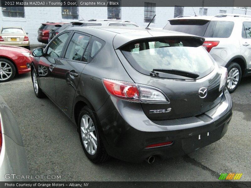 Graphite Mica / Black 2012 Mazda MAZDA3 i Touring 5 Door