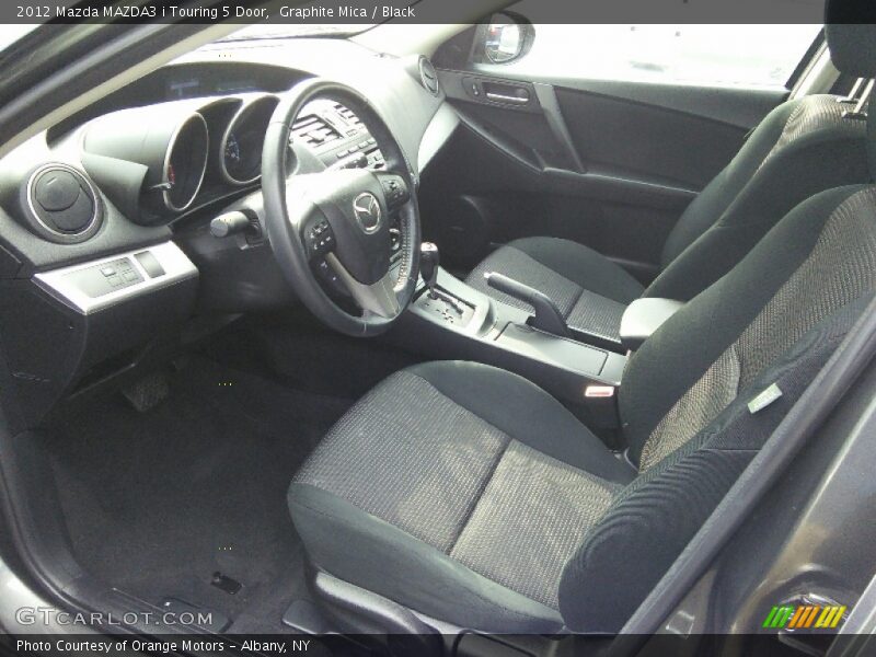 Graphite Mica / Black 2012 Mazda MAZDA3 i Touring 5 Door