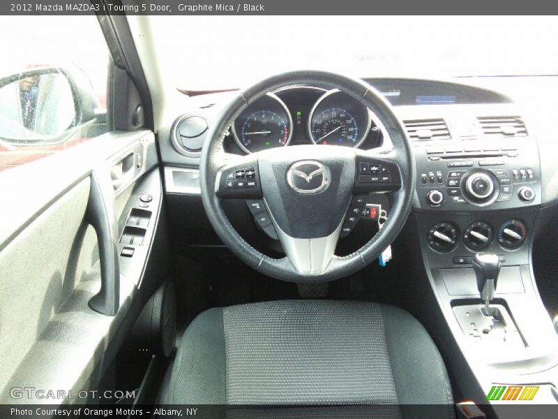 Graphite Mica / Black 2012 Mazda MAZDA3 i Touring 5 Door