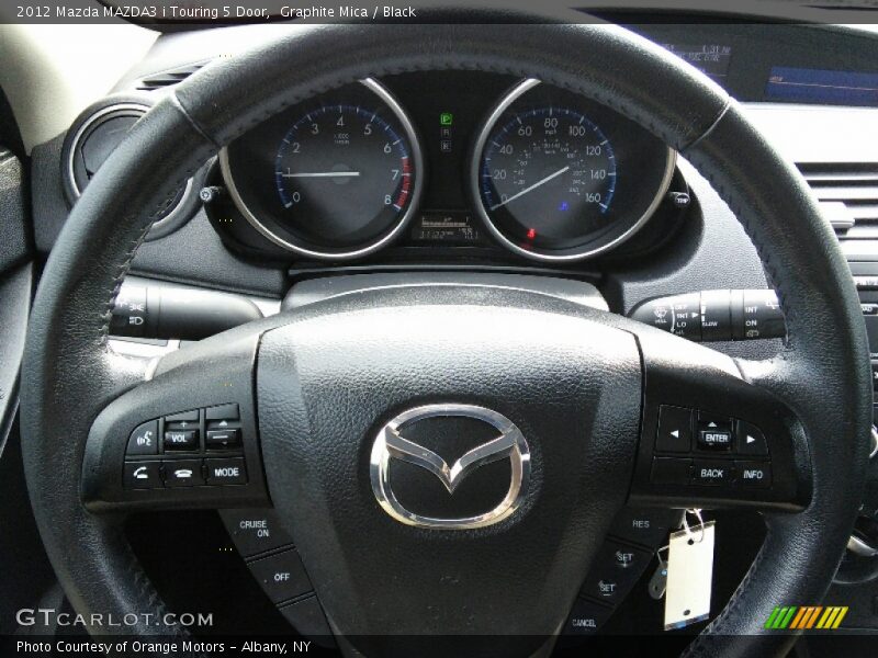 Graphite Mica / Black 2012 Mazda MAZDA3 i Touring 5 Door