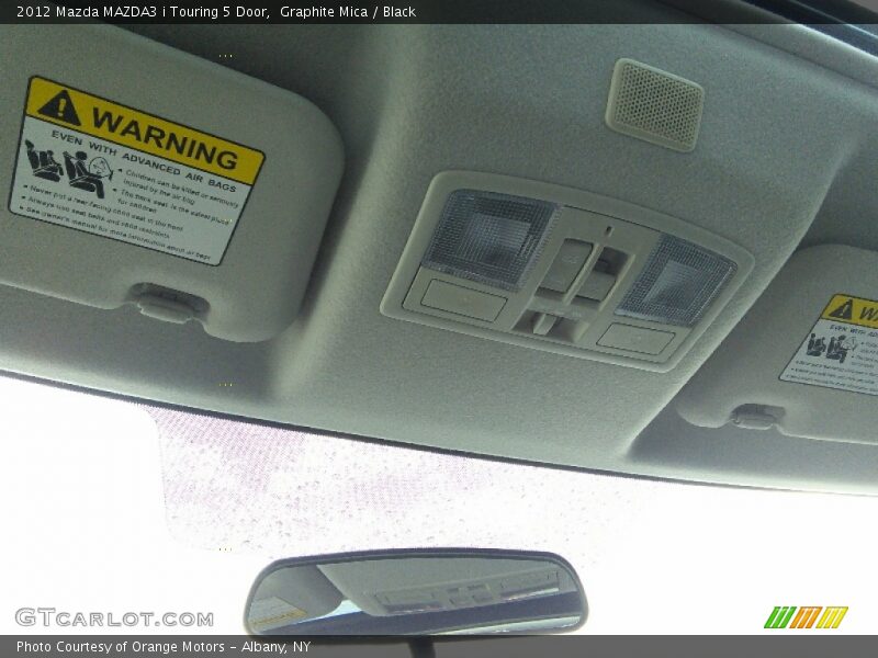 Graphite Mica / Black 2012 Mazda MAZDA3 i Touring 5 Door