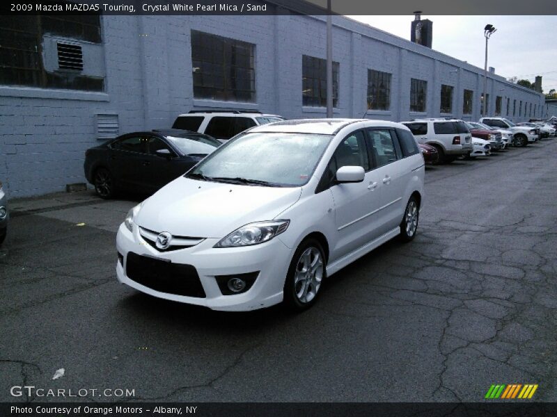 Crystal White Pearl Mica / Sand 2009 Mazda MAZDA5 Touring