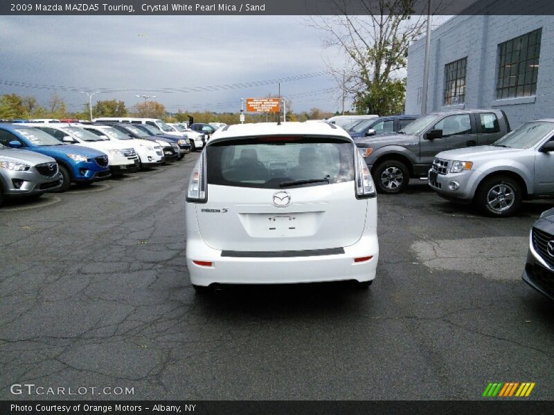 Crystal White Pearl Mica / Sand 2009 Mazda MAZDA5 Touring