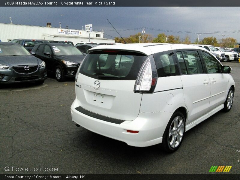 Crystal White Pearl Mica / Sand 2009 Mazda MAZDA5 Touring