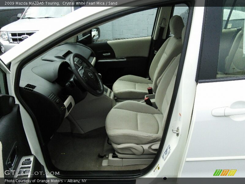 Crystal White Pearl Mica / Sand 2009 Mazda MAZDA5 Touring