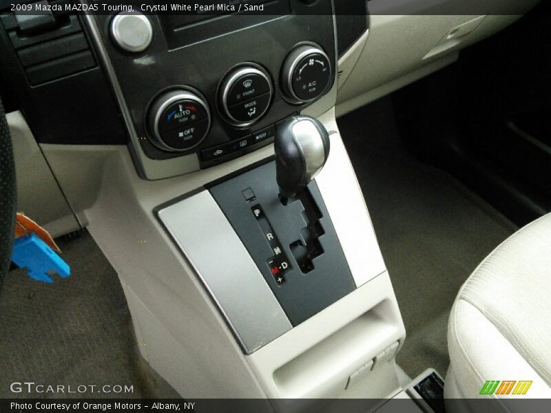 Crystal White Pearl Mica / Sand 2009 Mazda MAZDA5 Touring