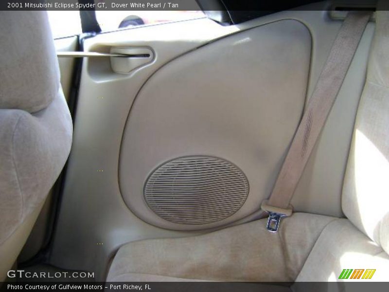 Dover White Pearl / Tan 2001 Mitsubishi Eclipse Spyder GT