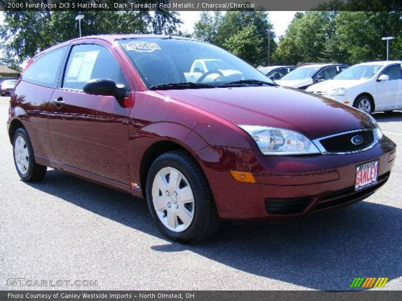 Dark Toreador Red Metallic / Charcoal/Charcoal 2006 Ford Focus ZX3 S Hatchback