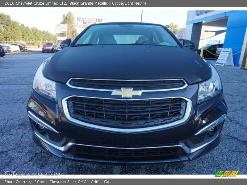 Black Granite Metallic / Cocoa/Light Neutral 2016 Chevrolet Cruze Limited LTZ