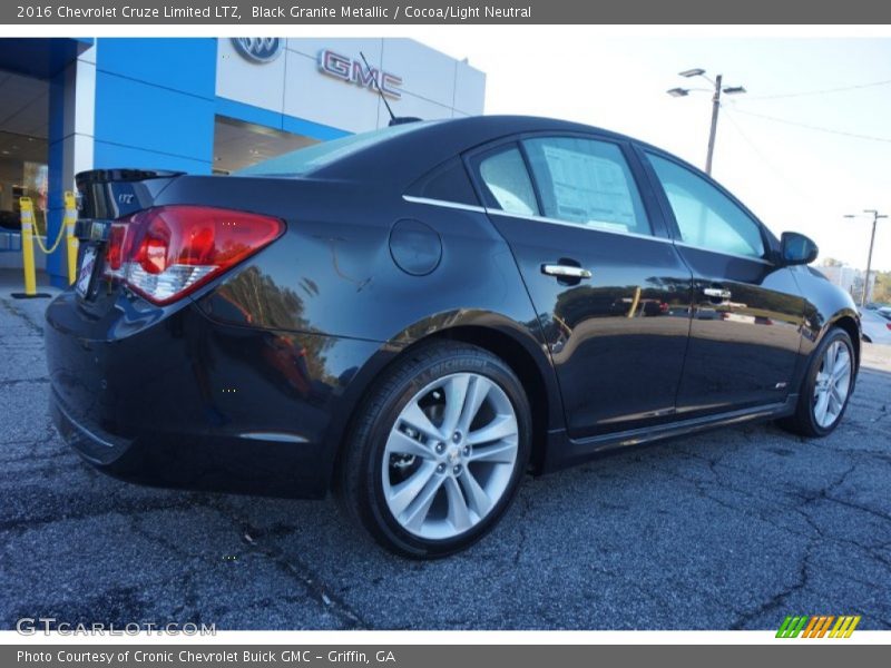 Black Granite Metallic / Cocoa/Light Neutral 2016 Chevrolet Cruze Limited LTZ
