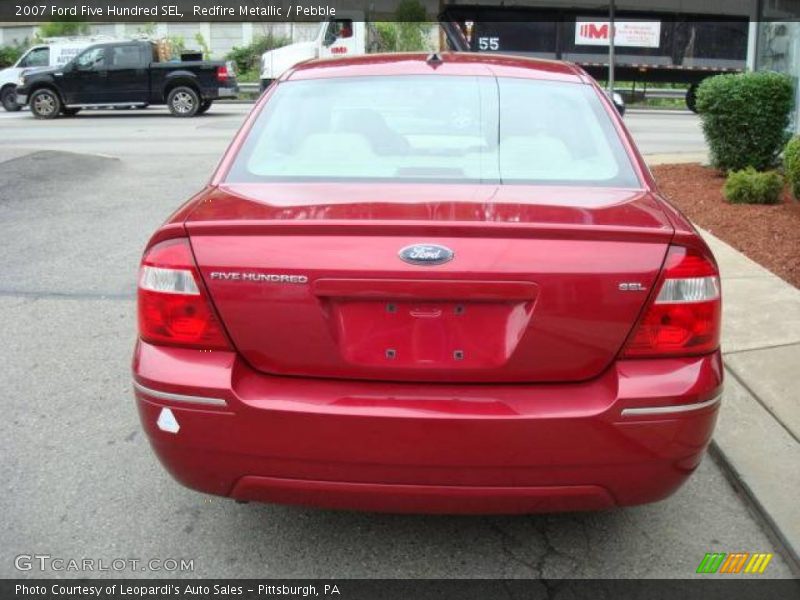 Redfire Metallic / Pebble 2007 Ford Five Hundred SEL